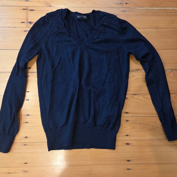 Banana republic merino wool sweater in deep navy blue - Picture 1 of 3